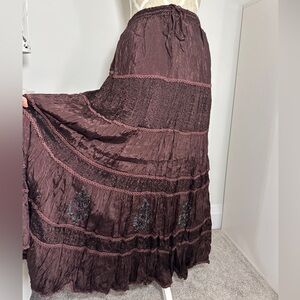 Gorgeous beaded maxi skirt